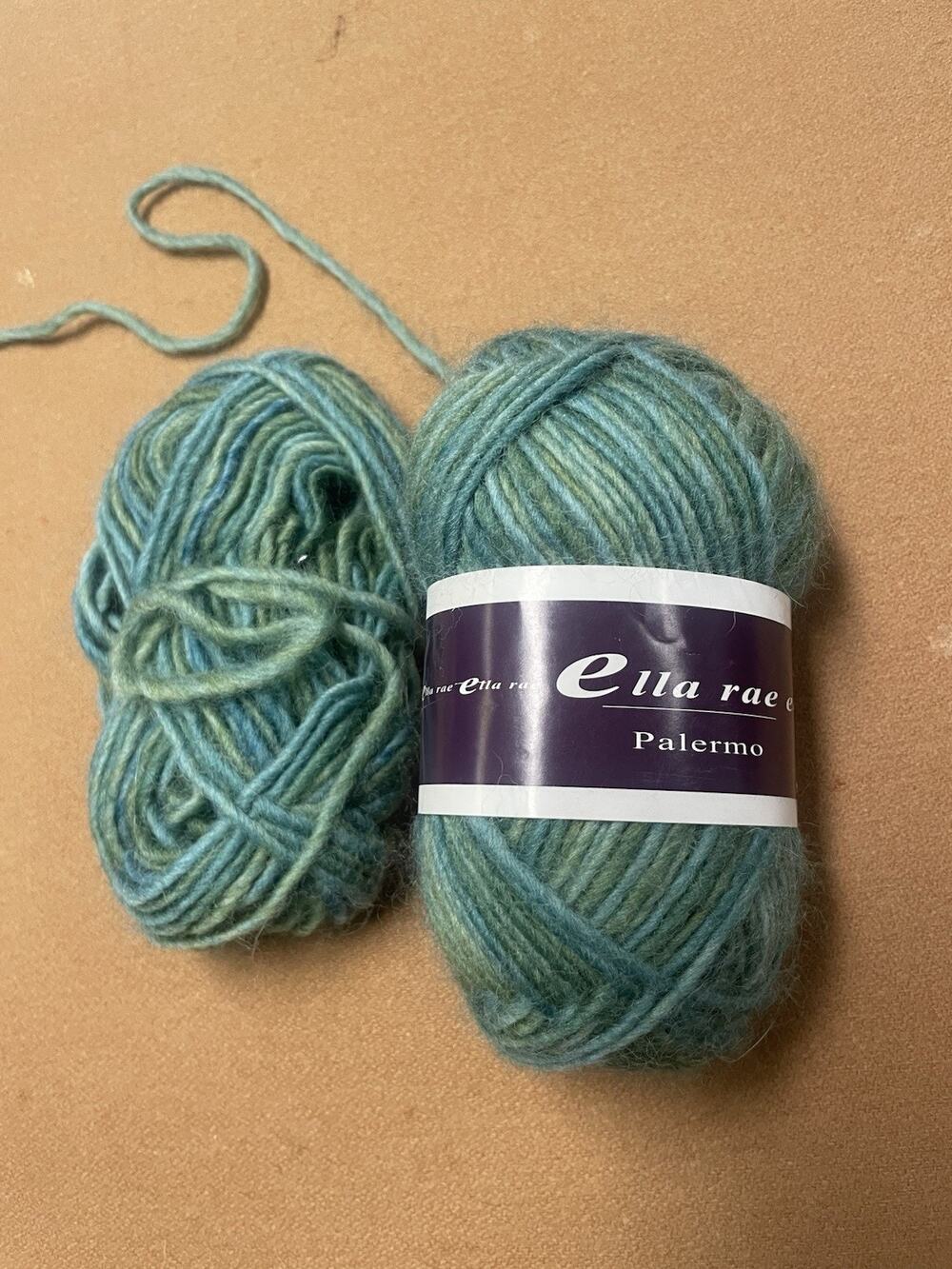 New 1.5 skeins Ella Rae Palermo, 100% Wool Color 8